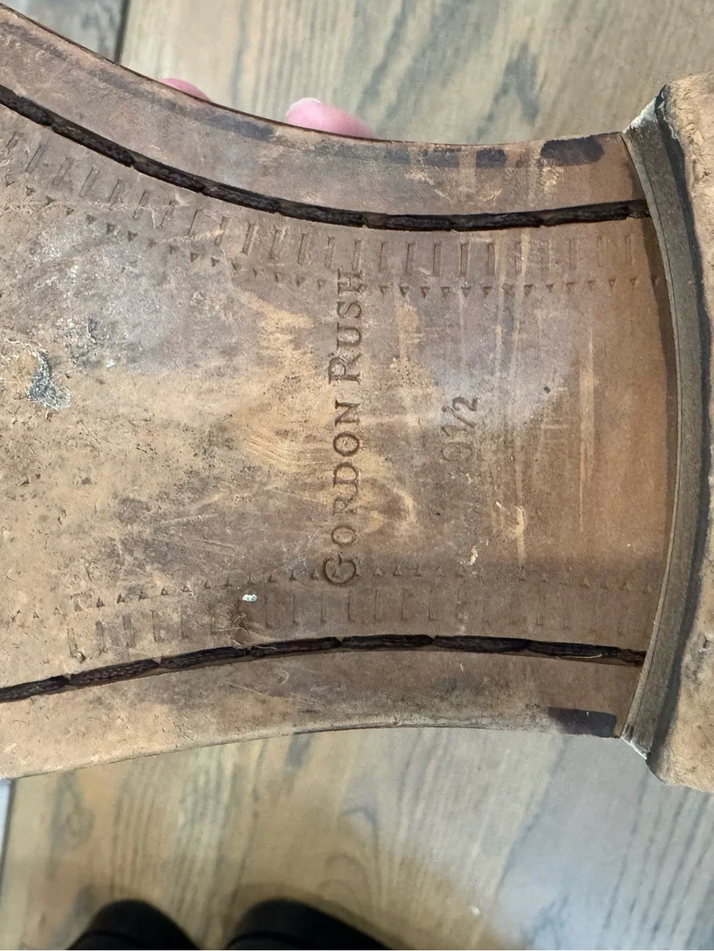 Gordon Rush Cognac Leather Derby Shoes